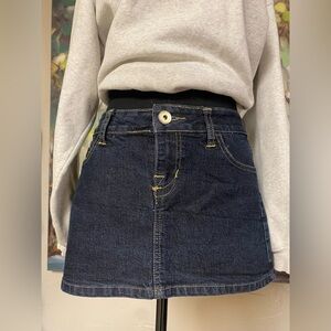 Arizona Jean Company Dark Blue Mini Skirt size 5